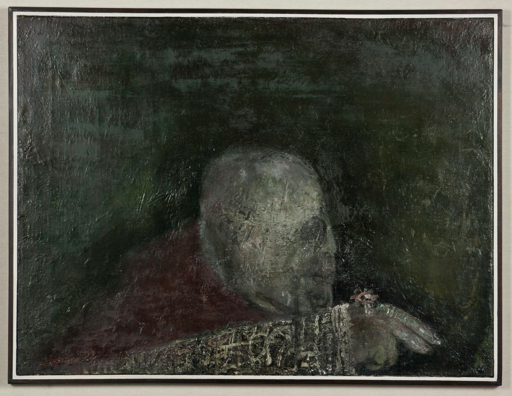 Giuseppe Zigaina Olio su tela cm 60x80 - 1959 Il protagonista