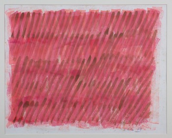 Piero Dorazio - Gouache su carta
cm 46x58 - 1959 - Senza titolo (Reticolo)